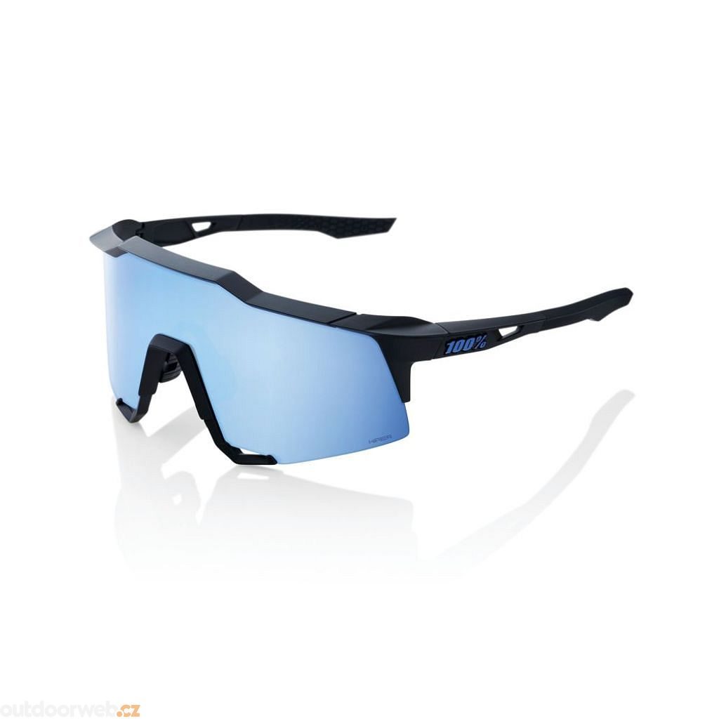 SPEEDCRAFT, Matte Black - HiPER Blue Multilayer Mirror Lens - sluneční brýle  - 100% - 154.04 €