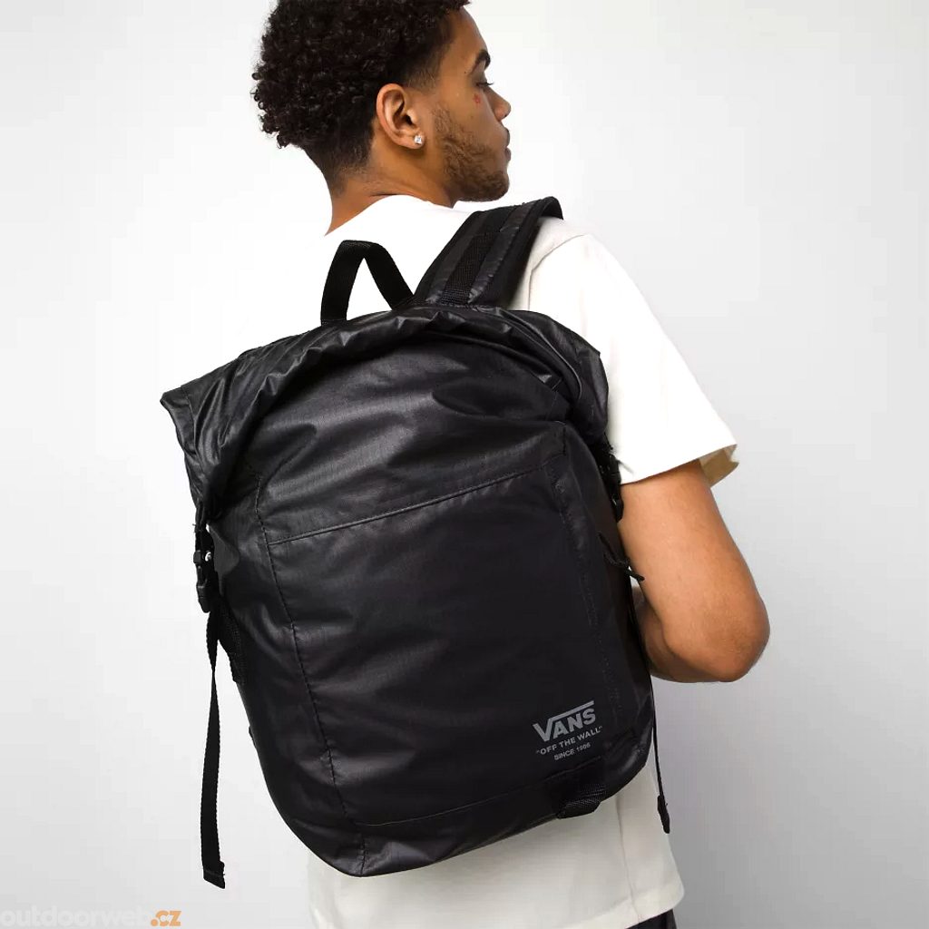 VANS ROLLTOP BACKPACK BLACK - city backpack - VANS - 59.16 €