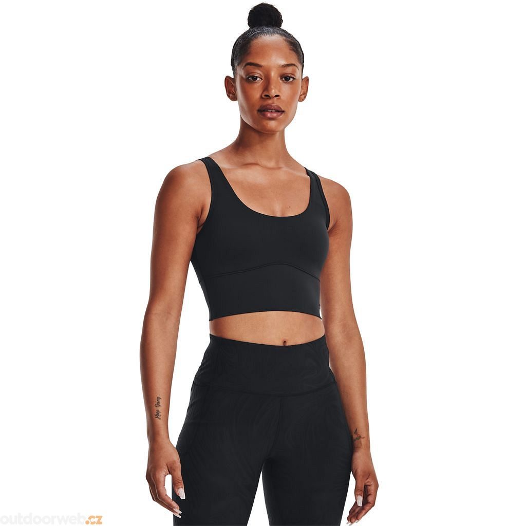  Meridian Fitted Crop Tank, black - women's tank top - UNDER  ARMOUR - 49.77 € - outdoorové oblečení a vybavení shop