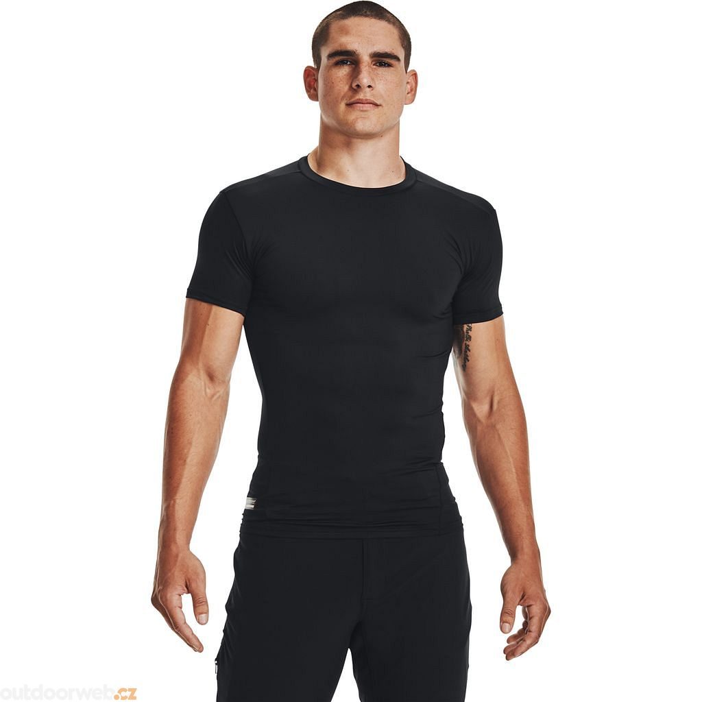 UA TAC HG COMP T, Black - men's long sleeve compression shirt