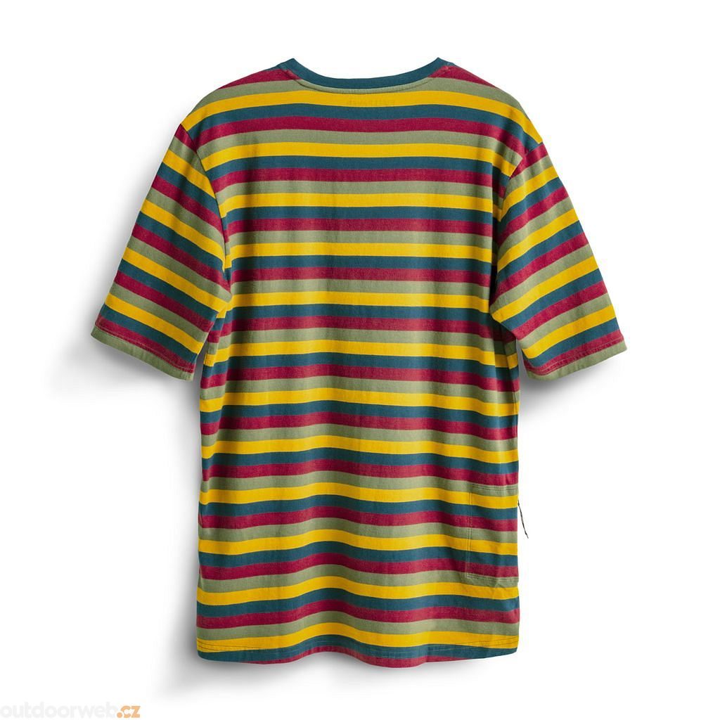 S/F Cotton Striped T-shirt M, Flag Stripe - men's t-shirt