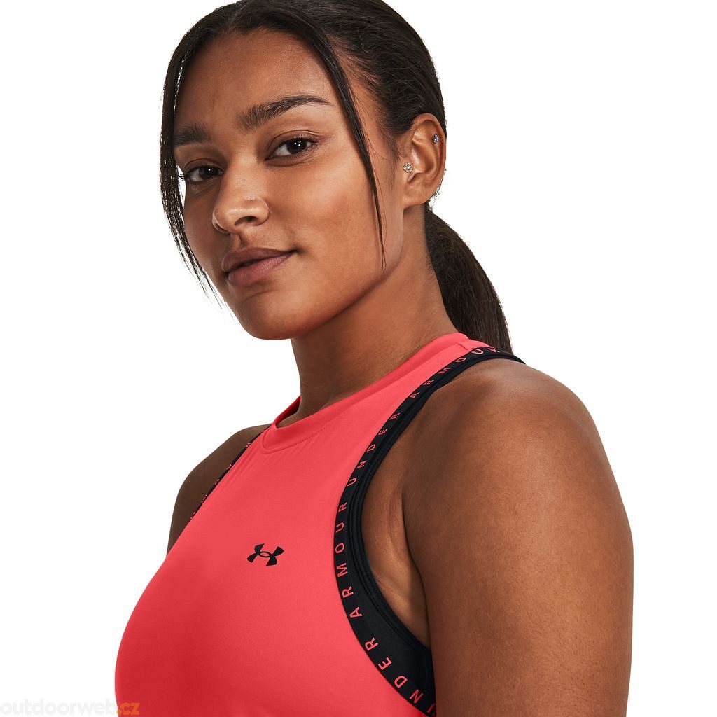  Knockout Novelty Tank-RED - women's tank top - UNDER ARMOUR  - 31.54 € - outdoorové oblečení a vybavení shop