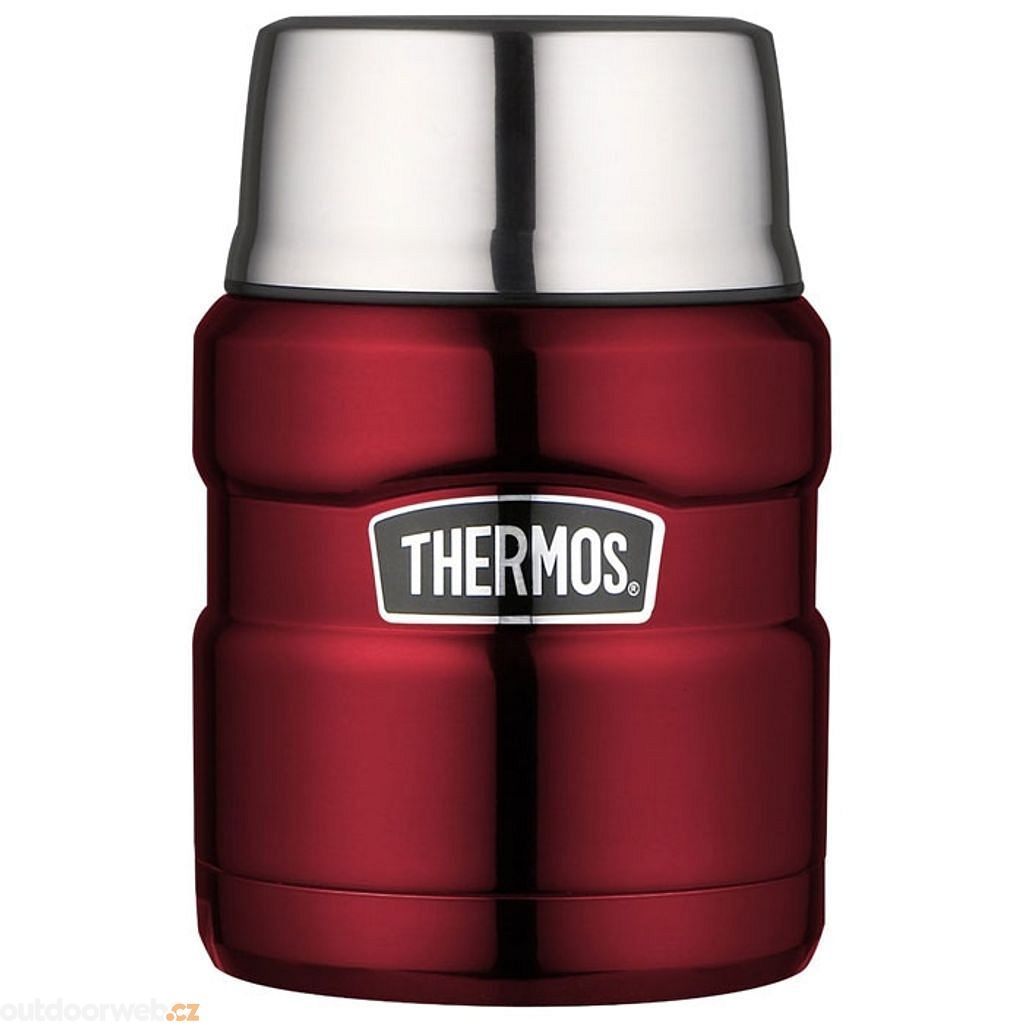  Food thermos with folding spoon and cup 470 ml stainless  steel - Stainless steel vacuum insulated thermos - THERMOS - 31.65 € -  outdoorové oblečení a vybavení shop