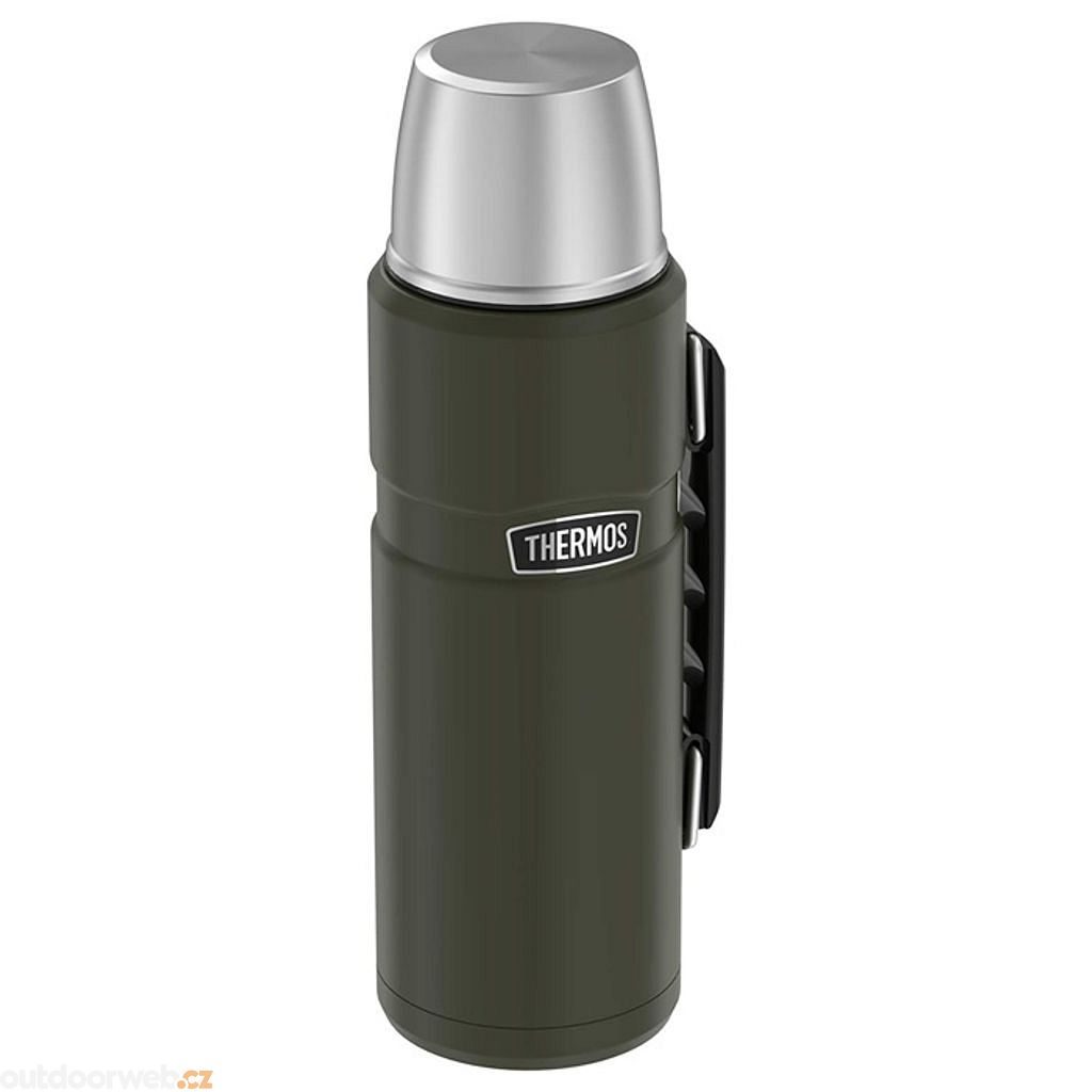 Beverage thermos with handle 1200 ml military green - Stainless steel  vacuum insulated thermos - THERMOS - 41.68 €