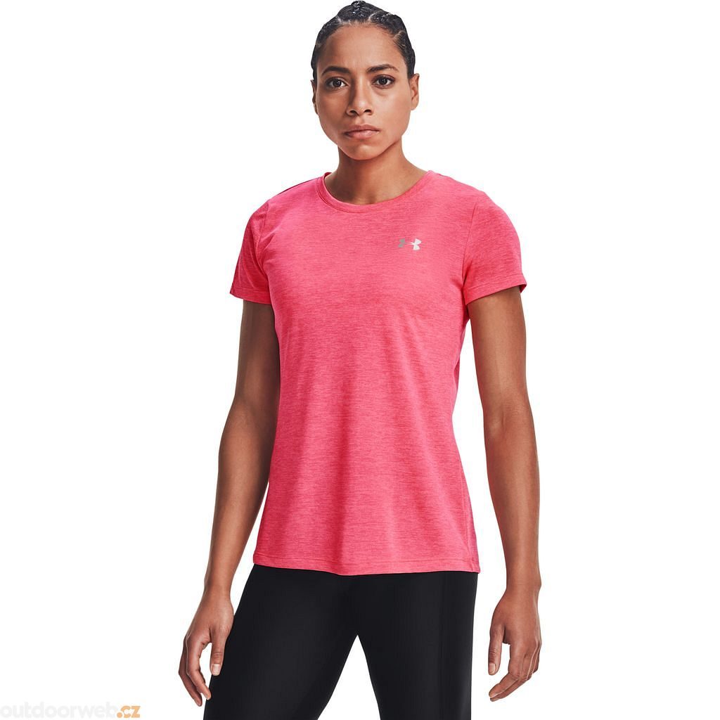  Tech Twist Graphic SSV, Pink - T-shirt short sleeve ladies  - UNDER ARMOUR - 23.42 € - outdoorové oblečení a vybavení shop
