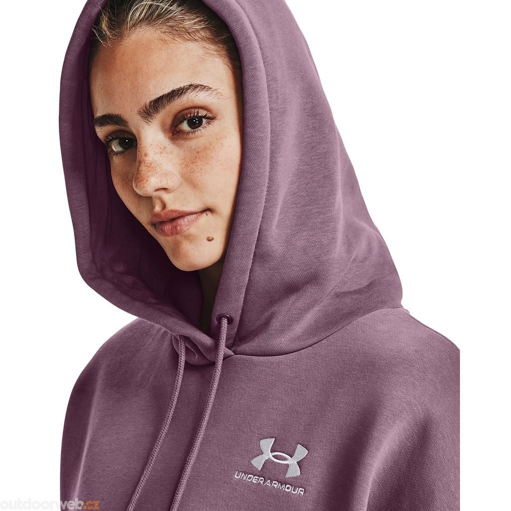  Essential Flc OS Hoodie-PPL - mikina dámská - UNDER ARMOUR  - 58.17 € - outdoorové oblečení a vybavení shop