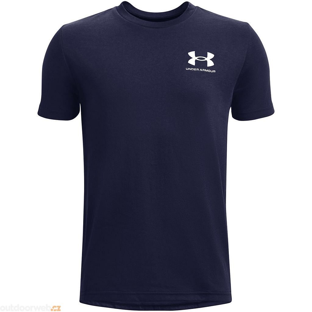 Buy Under Armour Mens UA Sportstyle Left Chest Short Sleeve T-Shirt  Black/Black