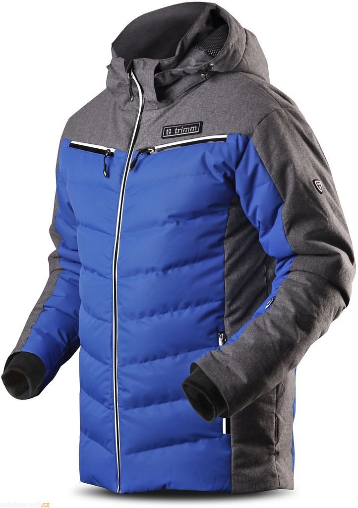 CORTEZ jeans blue/grey melange - lyžařská bunda pánská - TRIMM - 3 192 Kč