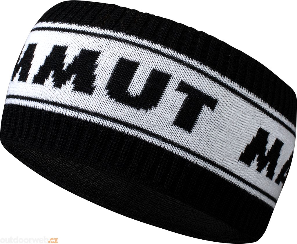 Peaks Headband, black-white - Čelenka - MAMMUT - 28.59 €
