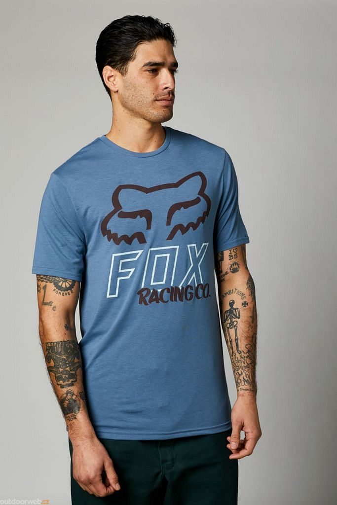 Hightail Ss Tech Tee, Matte blue - tričko pánské - FOX - 584 Kč