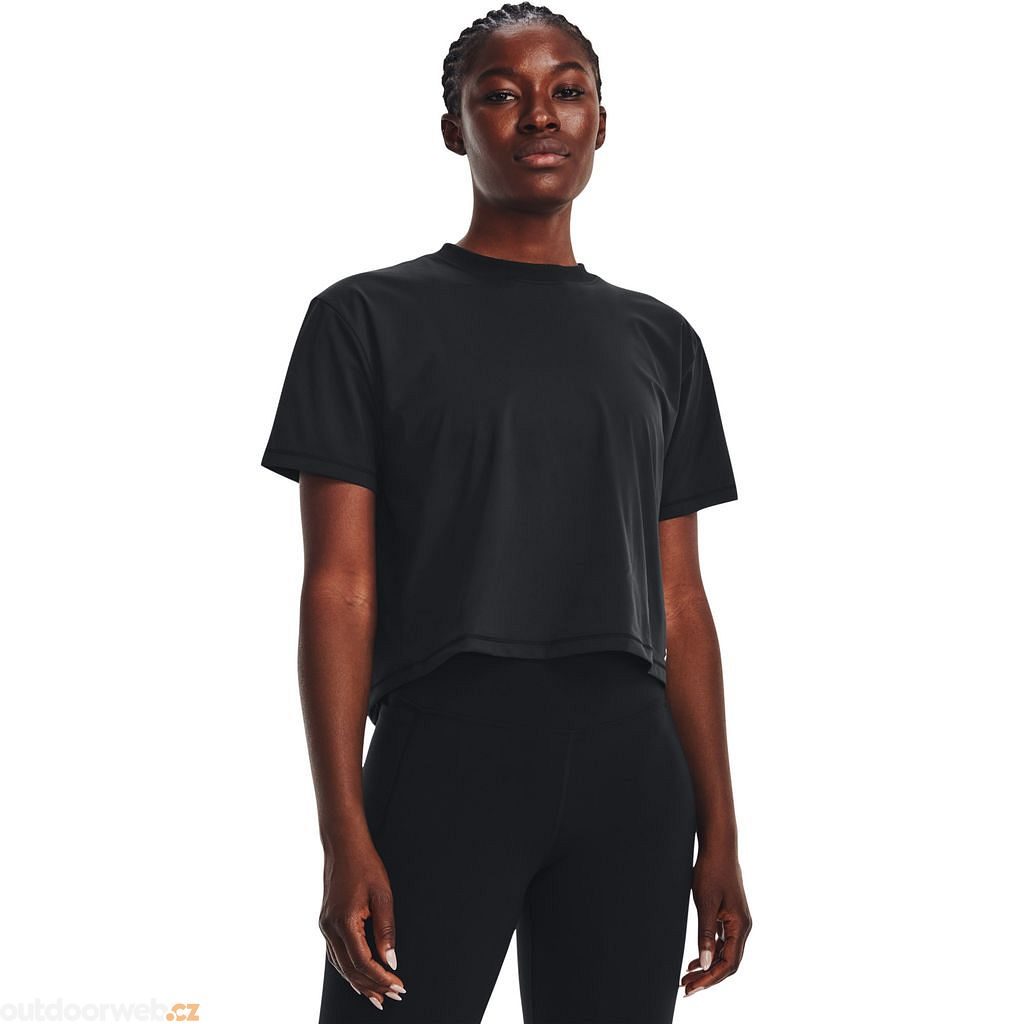  UA Meridian SS, Black - T-shirt short sleeve ladies - UNDER  ARMOUR - 44.31 € - outdoorové oblečení a vybavení shop
