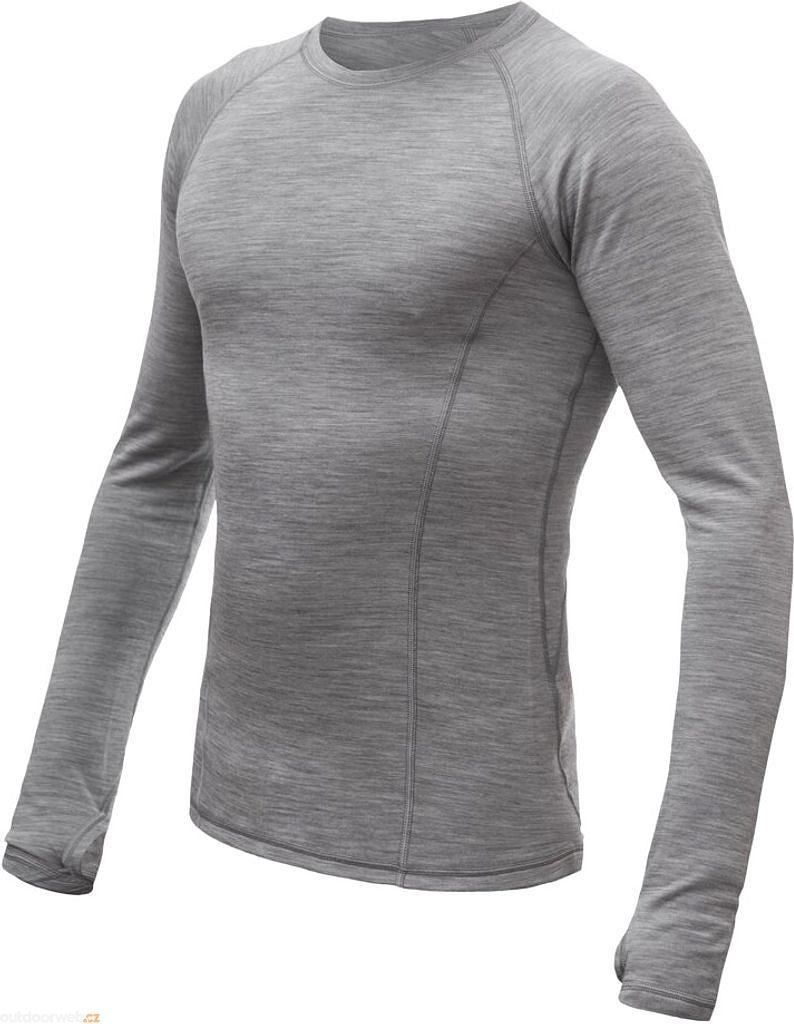 MERINO BOLD pánské triko dl.rukáv gray - Men's functional merino shirt -  SENSOR - 92.13 €