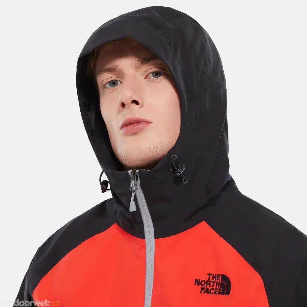 M STRATOS JACKET MID GAME/FIERY RED/TNF BLK - waterproof jacket - THE NORTH  FACE - 81.88 €