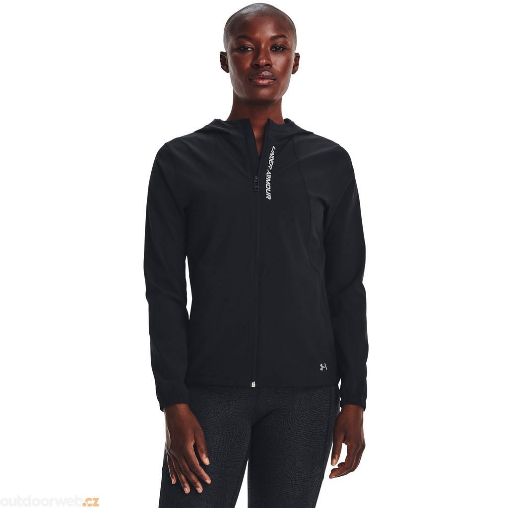  UA OutRun the Storm Jkt, Black - women's running jacket -  UNDER ARMOUR - 74.48 € - outdoorové oblečení a vybavení shop