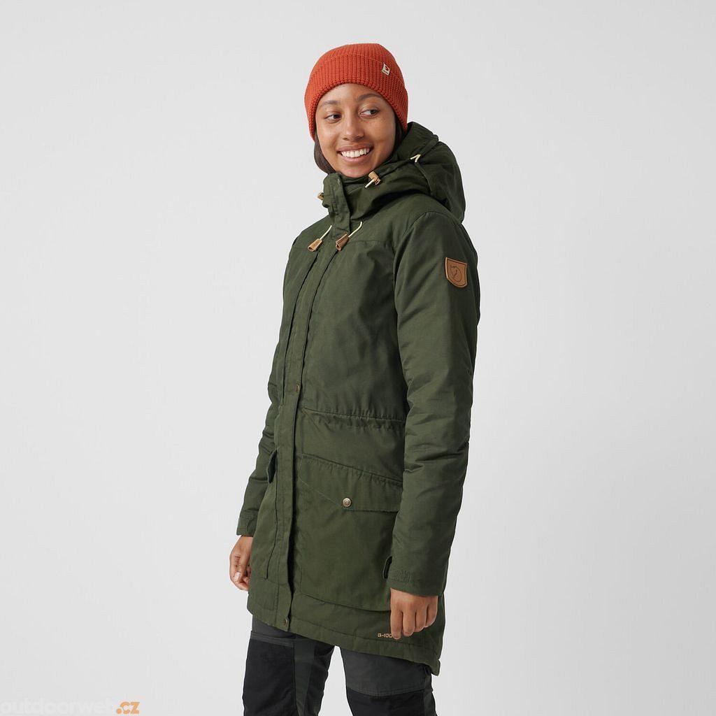 Outdoorweb.eu - Singi Wool Padded Parka W Deep Forest - zimní bunda dámská  - FJÄLLRÄVEN - 513.76 € - outdoorové oblečení a vybavení shop