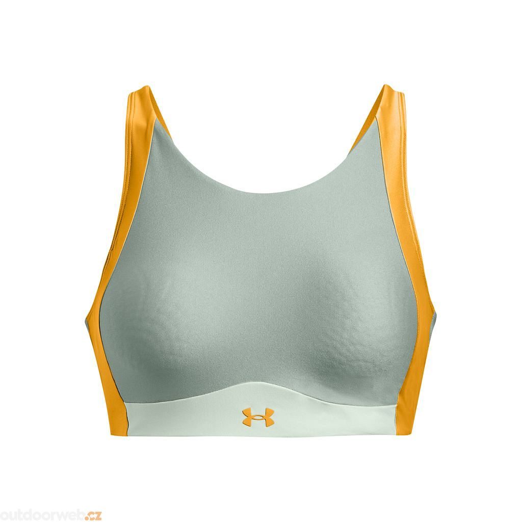  UA Infinity Mid High Neck Shine-GRY - sports bra for women  - UNDER ARMOUR - 38.05 € - outdoorové oblečení a vybavení shop