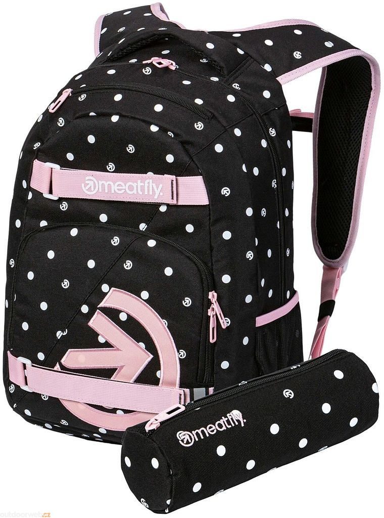 Outdoorweb.eu - Exile 24, Black Dots - school backpack + pencil