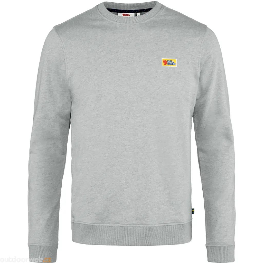 Vardag Sweater M Grey-Melange - svetr pánský - FJÄLLRÄVEN - 86.40 €