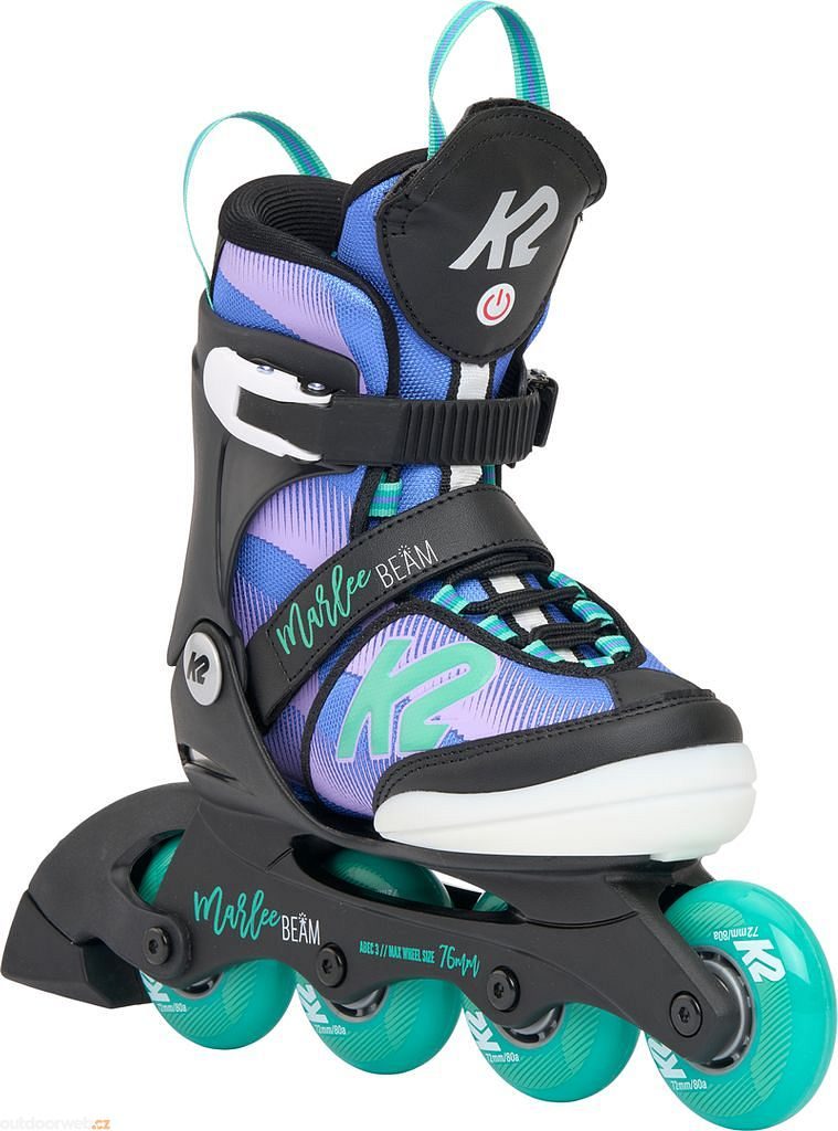 MARLEE BEAM, purple blue - children's roller skates - K2 - 92.86 €