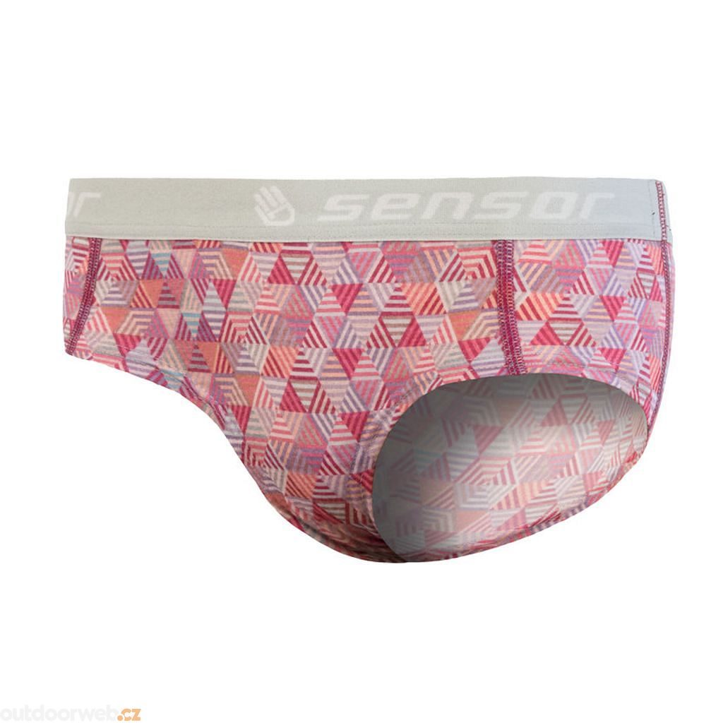 MERINO IMPRESS ladies panties lilla/pattern - women's panties - SENSOR -  20.30 €
