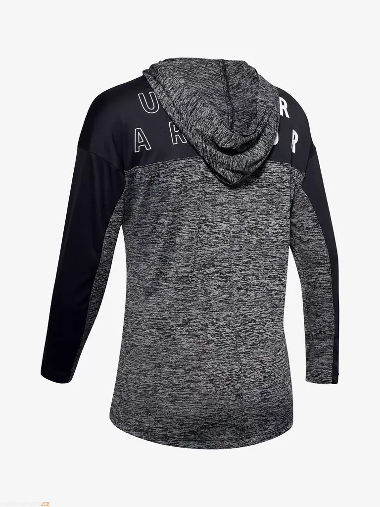  Tech Twist Graphic Hoodie, Black - long sleeve shirt for  women - UNDER ARMOUR - 39.41 € - outdoorové oblečení a vybavení shop
