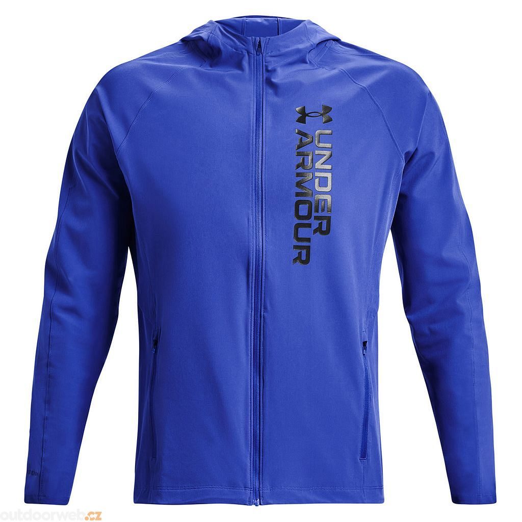  UA OUTRUN THE STORM JACKET, Blue/purple - men's running  jacket - UNDER ARMOUR - 74.46 € - outdoorové oblečení a vybavení shop