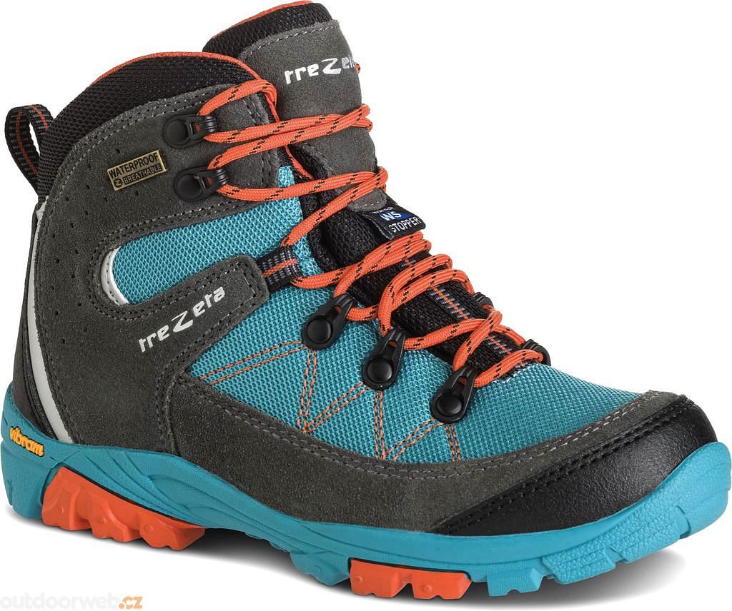 Cyclone Wp Jr, teal/orange - Outdoorová obuv juniorská - TREZETA - 1 619 Kč