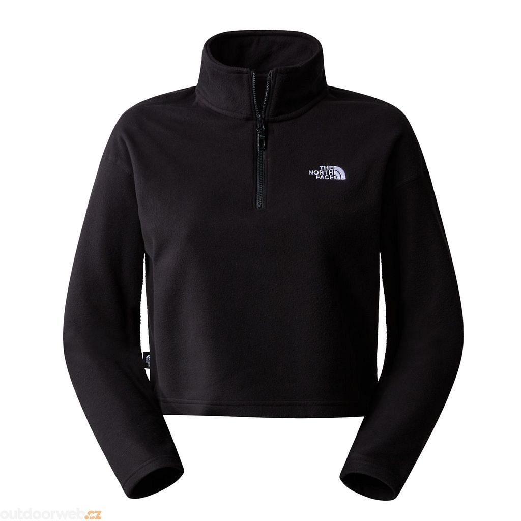 Outdoorweb.eu - W 100 GLACIER CROP 1/4, TNF BLACK - women's sweatshirt - THE  NORTH FACE - 43.88 € - outdoorové oblečení a vybavení shop