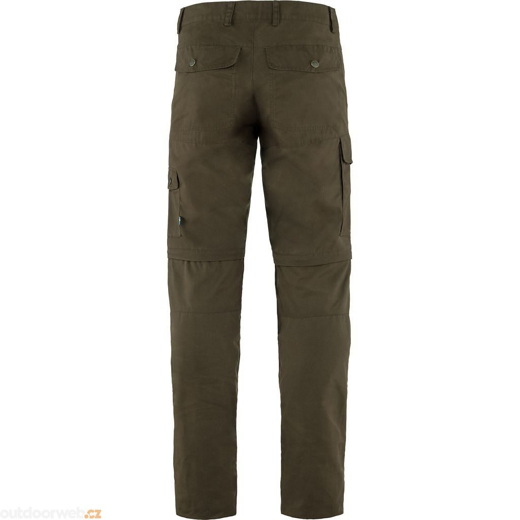 Karl Pro Zip-off Trousers M Dark Olive - outdoor kalhoty pánské - FJÄLLRÄVEN  - 191.46 €