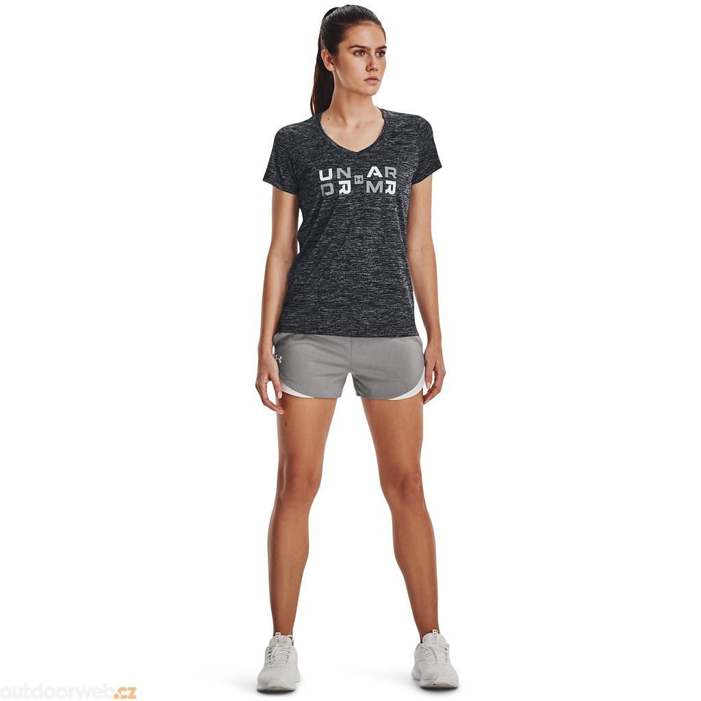  Tech Twist Graphic SSV, black - T-shirt with short sleeves  for women - UNDER ARMOUR - 23.46 € - outdoorové oblečení a vybavení shop
