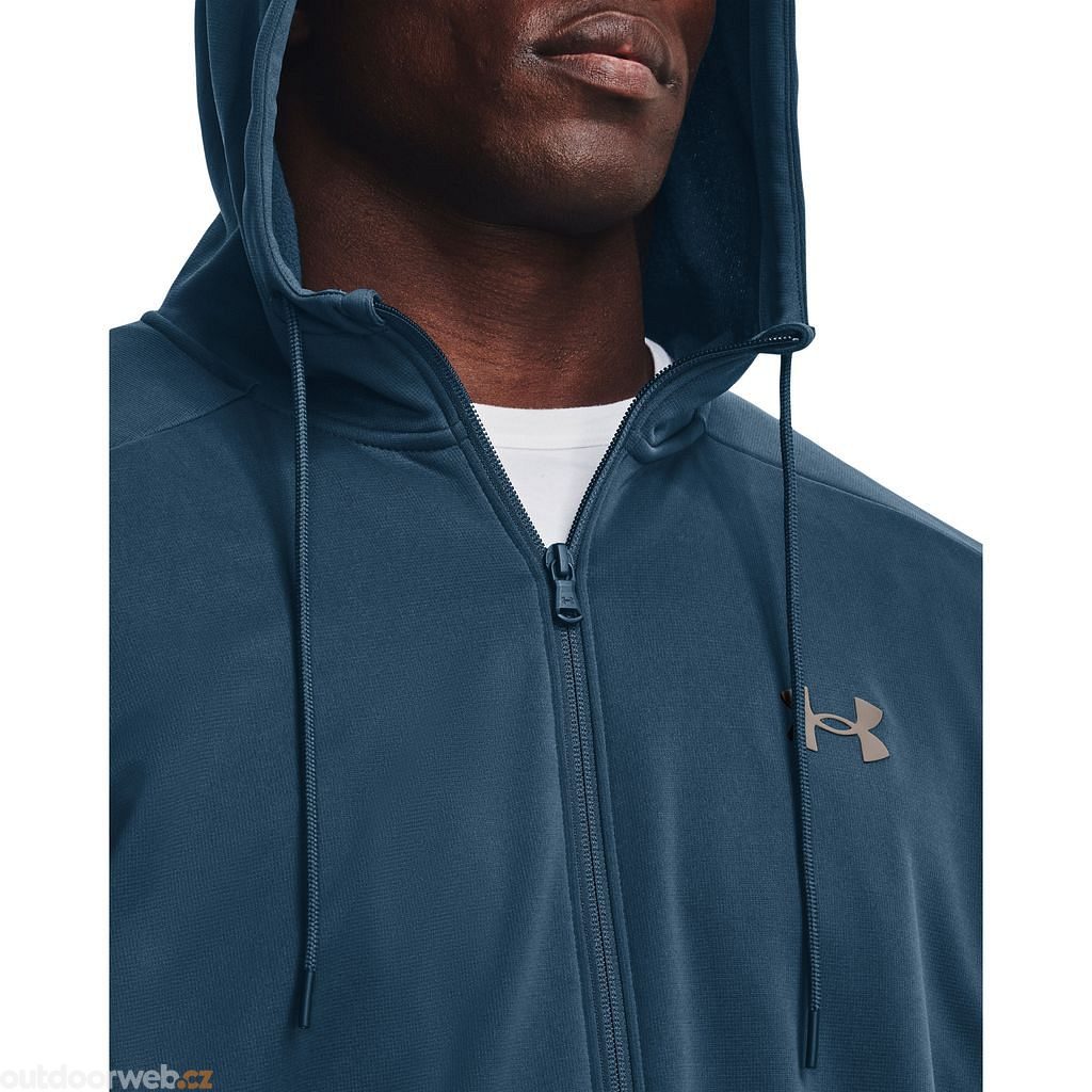  UA Armour Fleece FZ Hoodie, Blue - men's sweatshirt - UNDER  ARMOUR - 52.45 € - outdoorové oblečení a vybavení shop