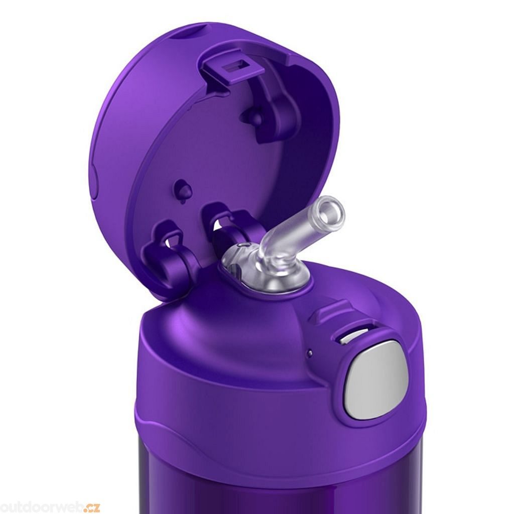  Baby thermos with straw 355 ml purple - Stainless steel  vacuum insulated bottle - THERMOS - 24.02 € - outdoorové oblečení a  vybavení shop