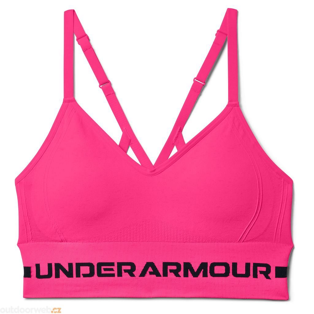 Under Armour Women's UA Seamless Longline Sports Bra Pink Size XS NEW with  tag