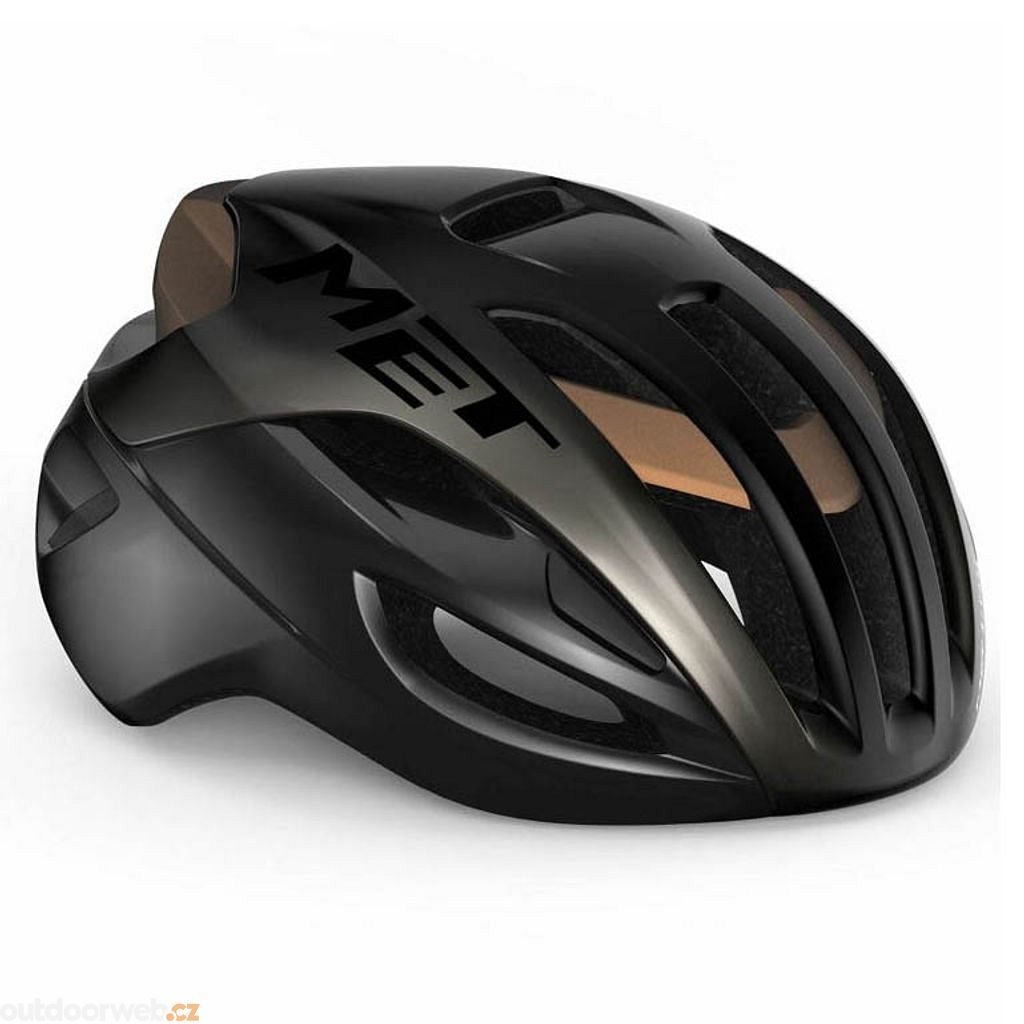 RIVALE MIPS titanium bronze metalická - Stylová silniční helma na kolo s  MIPS vložkou - MET - 3 352 Kč