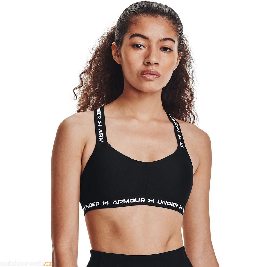  UA Crossback Low, Black - sports bra - UNDER ARMOUR - 27.58  € - outdoorové oblečení a vybavení shop