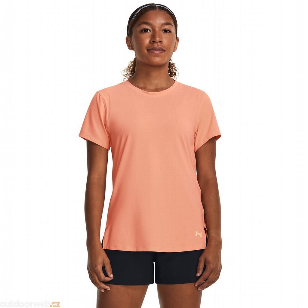 Iso-Chill Laser Tee-PNK - tričko s krátkým rukávem běžecké dámské - UNDER  ARMOUR - 51.95 €