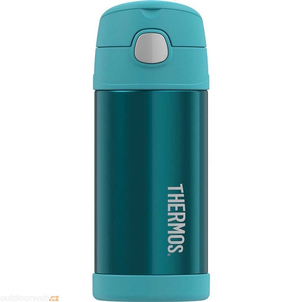 THERMOS FUNTAINER STRAW BOTTLE -- BLUE/GREEN