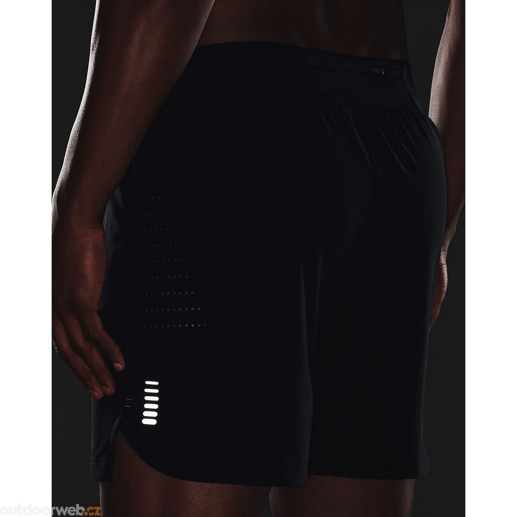  UA SpeedPocket 7'' Short, Black - men's running