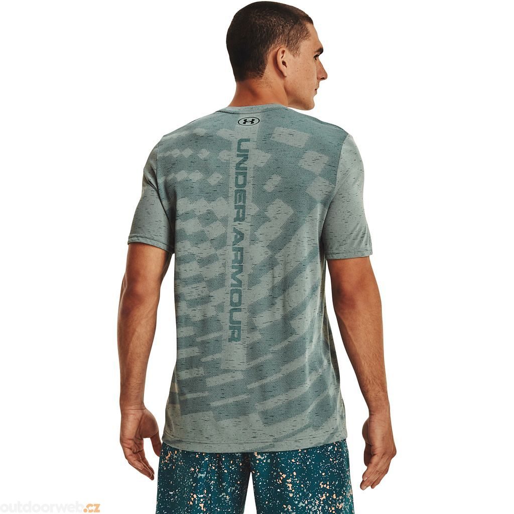  UA Seamless Radial SS-GRY - tričko pánské - UNDER ARMOUR -  37.91 € - outdoorové oblečení a vybavení shop