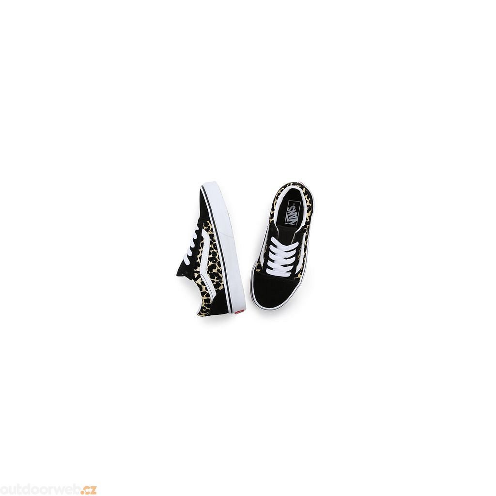 Outdoorweb.eu - JN OLD SKOOL, (FLOCKED LEOPARD) BLACK/TRUE WHITE - junior  sneakers - VANS - 43.21 € - outdoorové oblečení a vybavení shop