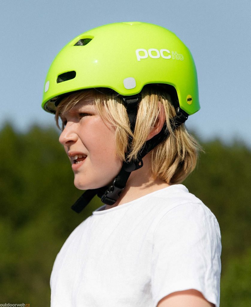 POCito Crane MIPS Fluorescent Yellow/Green - Children's cycling helmet -  POC - 77.24 €