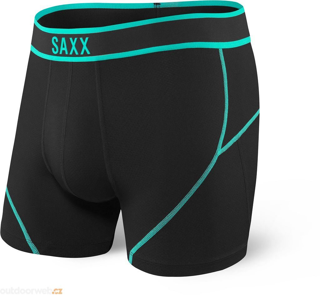  KINETIC BOXER BRIEF black/tide - boxers - SAXX