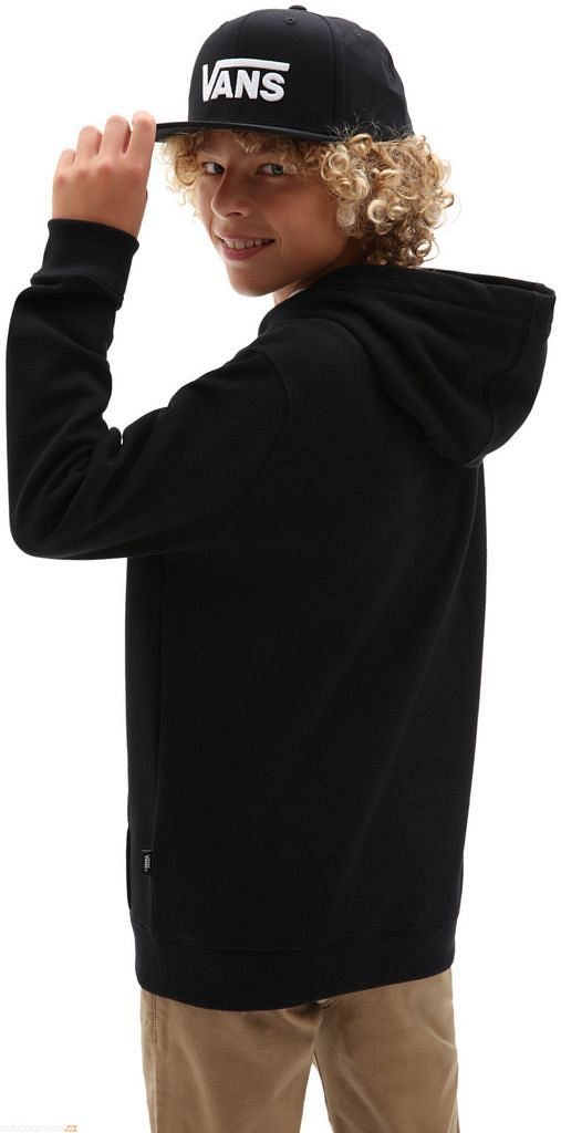 VANS CLASSIC ZIP HOODIE II BOYS black-white - boys sweatshirt - VANS -  47.33 €