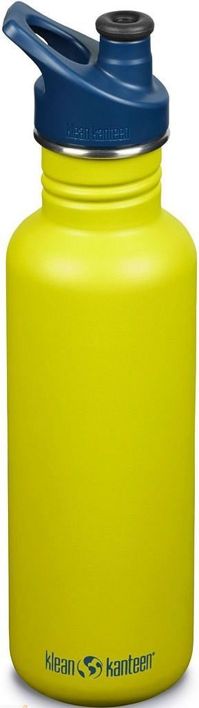 Klean Kanteen Classic Sport Bottle 27 Ounce, Brushed Stainless