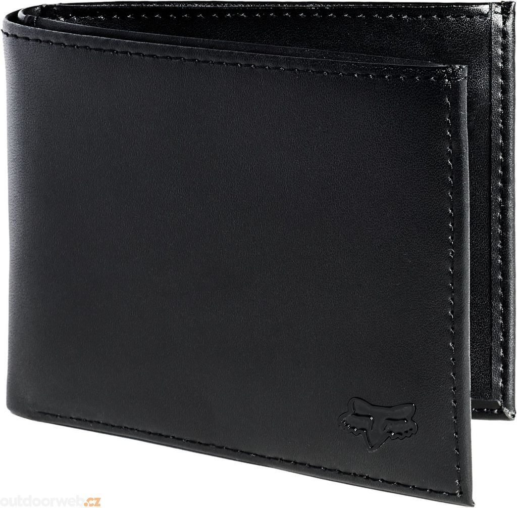 Bifold Leather Wallet Black - peněženka - FOX - pánské - peněženky, Doplňky  - 959 Kč