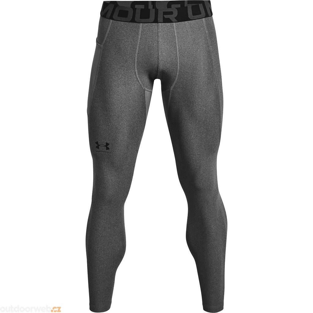  UA HG Armour Leggings, Gray - men's compression
