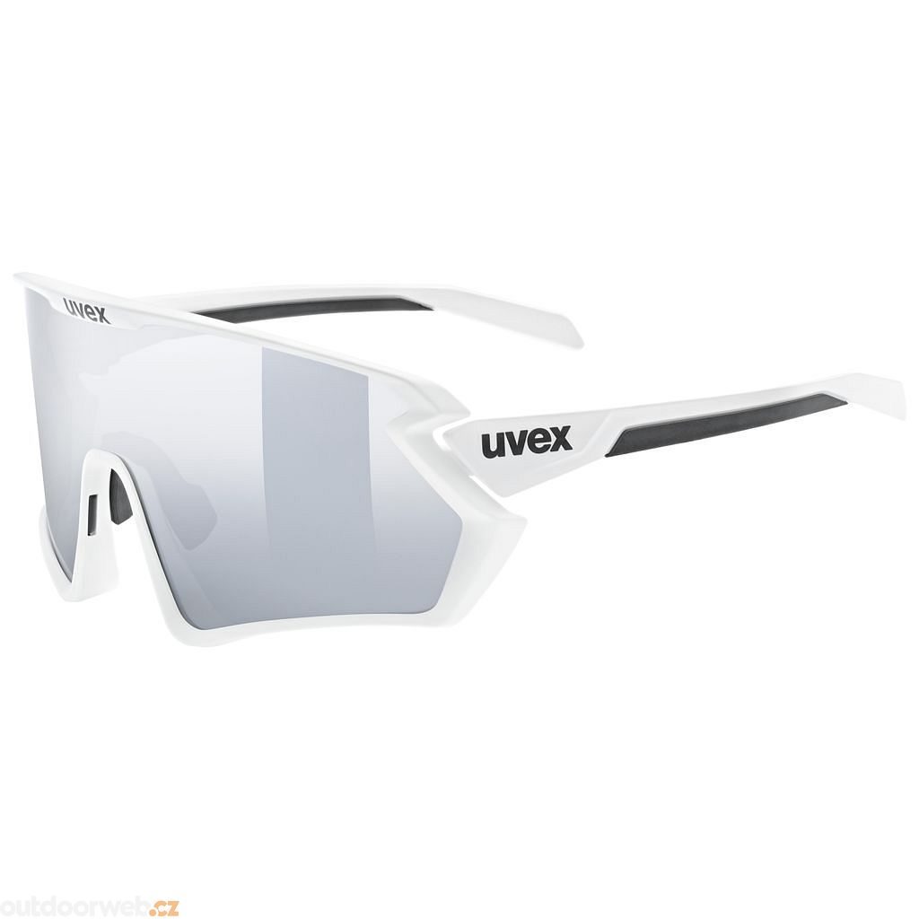 SPORTSTYLE 231 2.0 SET WHITE-BLACK MAT / MIR.SILVER (CAT. 2) + CLEAR (CAT.  0) 2023 - sunglasses sports interchangeable lenses - UVEX - 113.99 €