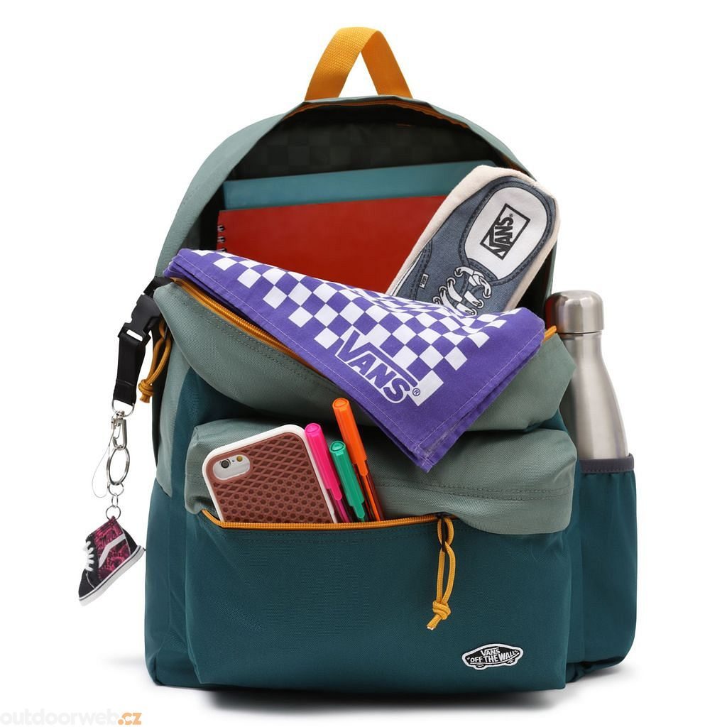 WM STREET SPORT REALM BACKPACK DEEP TEAL/MARSHMALLOW - women's backpack -  VANS - 37.17 €