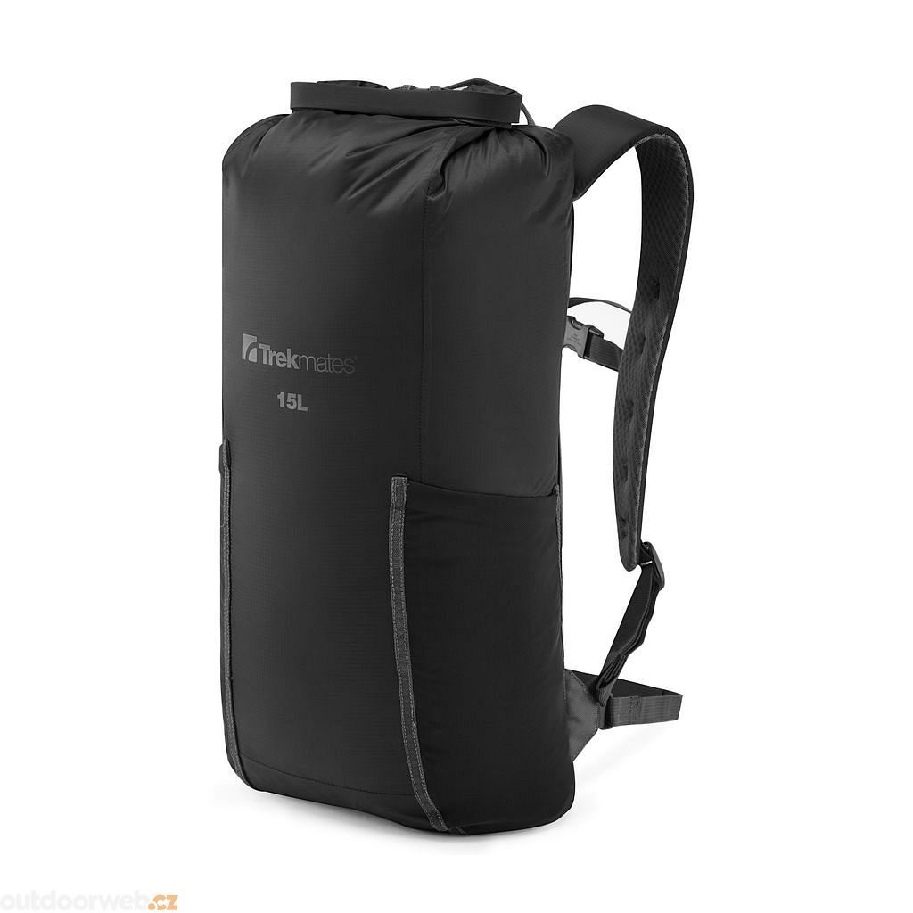 Drypack 15L black - nepromokavý batoh - TREKMATES - přepravní a vodní vaky  - Batohy - 725 Kč
