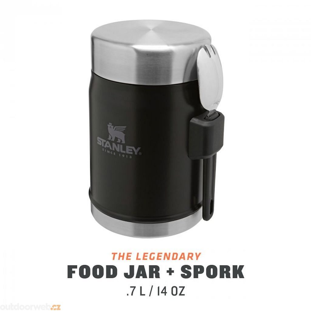  Stanley Classic Legendary Food Jar 0.4L Hammertone Lake with  spork - BPA-Free Stainless Steel Food Thermos - Keeps Cold or Hot for 7  Hours - Leakproof - Lifetime Warranty - Dishwasher